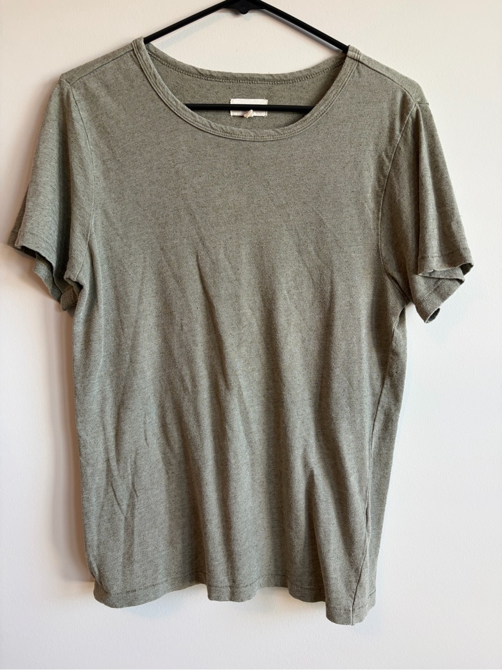 Thread & Supply Olive Green Short-Sleeve Crewneck Tee